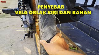 Velg Belakang Oblak kiri ke kanan dan Oleng? ini Penyababnya