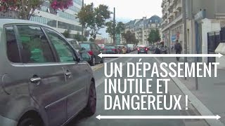 Un dépassement dangereux... et parfaitement inutile