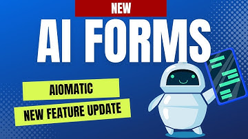 Create your own custom AI Forms [Aiomatic Update]