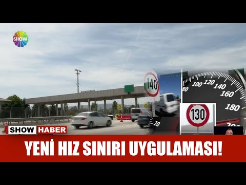 Yeni hız sınırı uygulaması!