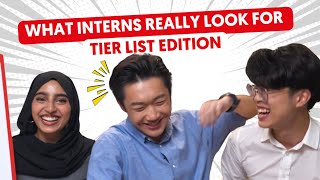 OCBC Ignite Interns Rank What Really Matters | Internship Tier List Challenge