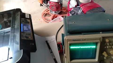 Oscilloscope + old scanner = FREE CIS SENSOR!
