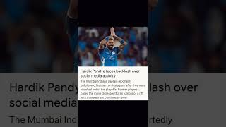 Did Hardik just quit MI?! 🚨🚪#HardikPandya #MumbaiIndians #IPL2026 #CricketControversy #Shorts