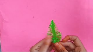 How to make a paper leaf
