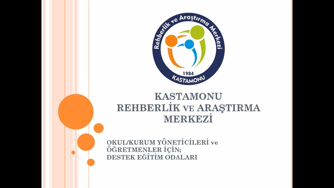 Destek Eğitim Odası l Özel Eğitim Hizmetleri