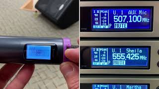Sennheiser 835 Frequency Setting