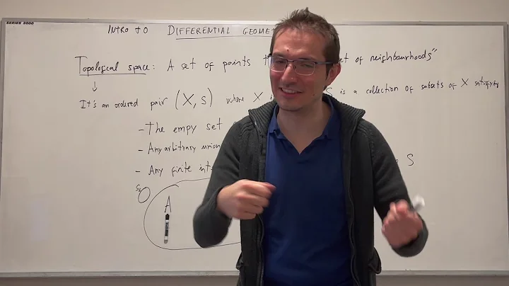 Intro to General Relativity - 14 - Differential geometry: Topological and Differentiable Manifolds