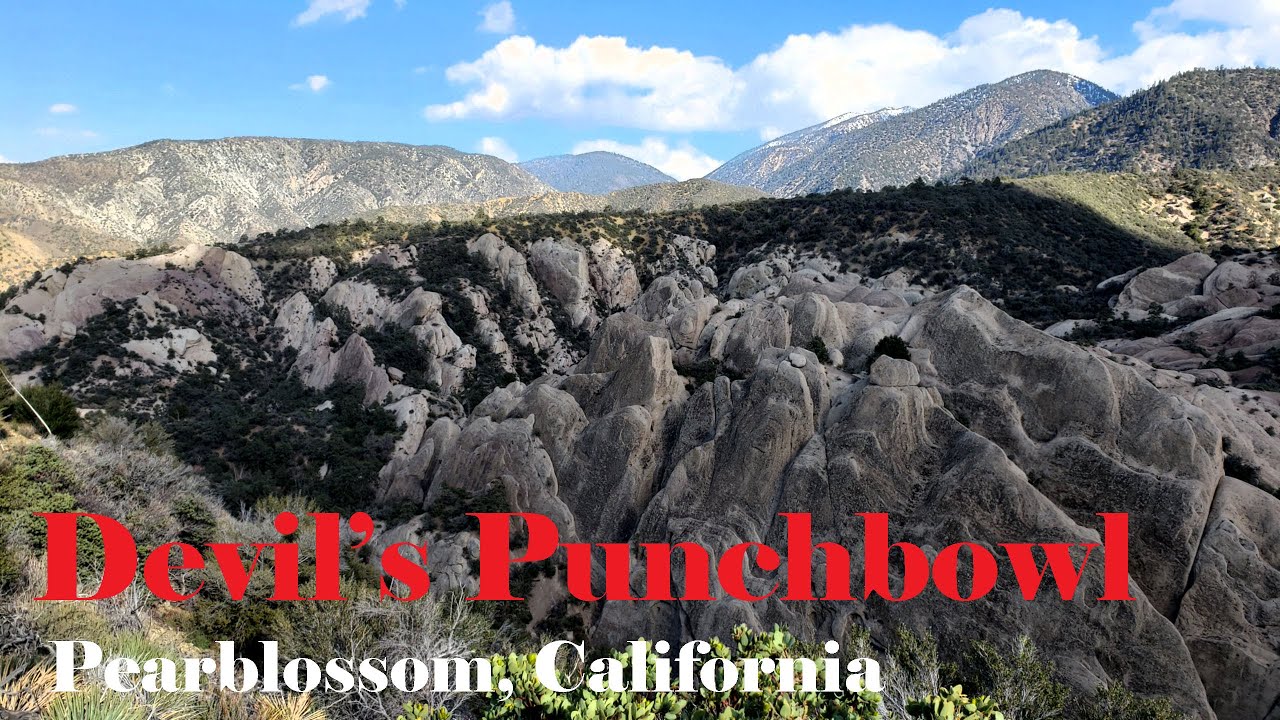 Devil's Punchbowl Hike to Loop Trail & Chair Trail Near L.A./So