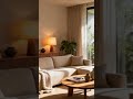 Warm Minimalist Living Room 🌿 | Cozy Interior Design with Natural Light