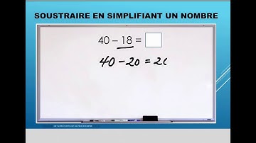 Algorithme personnel - Soustraire en simplifiant un nombre