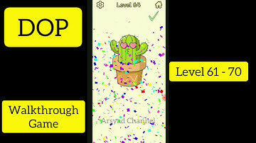 DOP : Draw One Part Gameplay Walkthrough Level 61 - 70