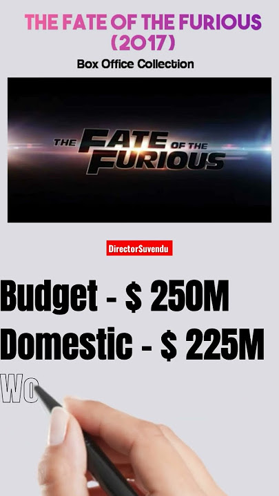 The Fate Of The Furious (2017) Box Office Collection #shorts #boxofficecollection #fastandfurious