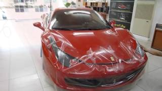 VentureShield 3М - антигравийная защитная пленка на Ferrari 458 spider(Оклейка Ferrari 458 spider защитной полиуретоновой пленкой VentureShield 3М, которую можно купить на http://proplenki.com.ua/p164009809-anti..., 2016-02-13T14:30:21.000Z)