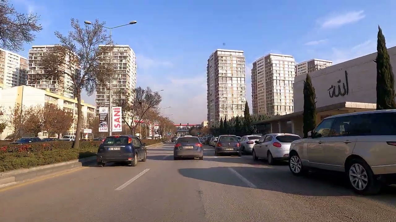 Ankara [4k60fps], Batıkent'ten Kızılay'a Sürüş -Driving Tour from Batikent to Kizilay