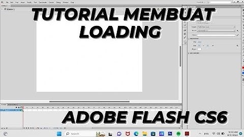 CARA MEMBUAT LOADING SEDERHANA - ADOBE FLASH CS6