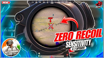 New BGMI 4.1 Sensitivity Settings (Low-End Devices Friendly) | Zero Recoil Sensitivity BGMI | Mew2
