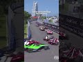 Front wing damage for Mortara!