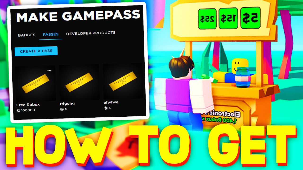 How to create a game pass #Roblox #plzdonate #greenscreenvideo