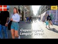 Sunny Day in Copenhagen Downtown 🇩🇰 4k Walking Tour (September 2021)