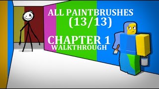 Roblox Color or Die Tutorial Walkthrough - All 13/13 Painbrushes screenshot 5