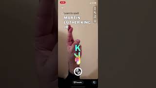 Spell Martin Luther King Jr In Sign Language