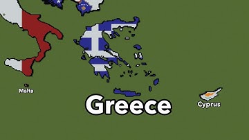 World Flag Map - Part 13: Greece, Malta & Cyprus