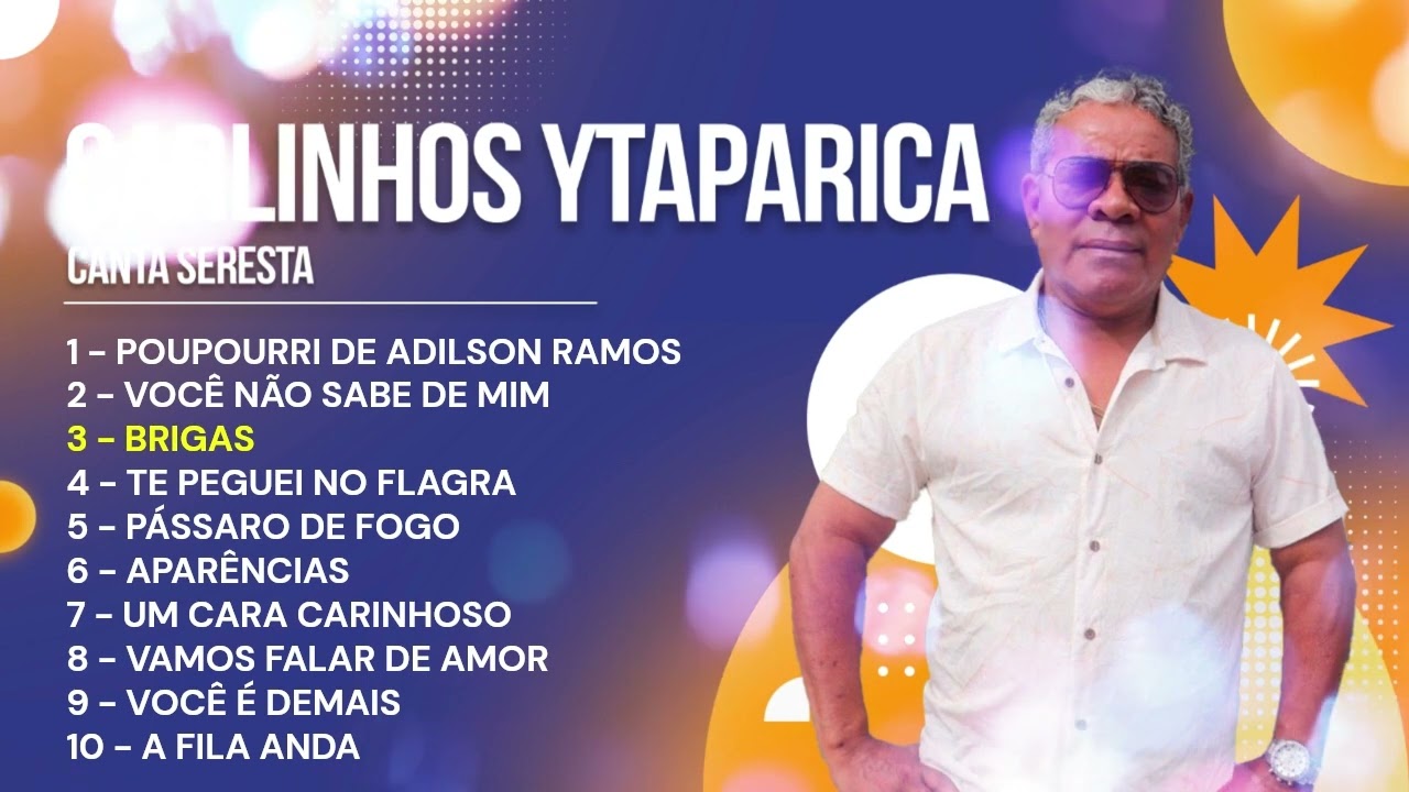 Carlinhos Ytaparica Canta Seresta 2025 🎤🎶- PART 1