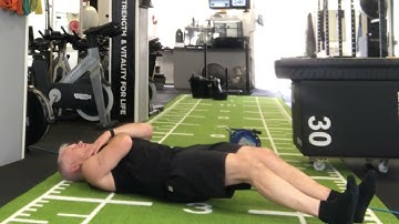 Isometric hamstring bridge. 3 levels.