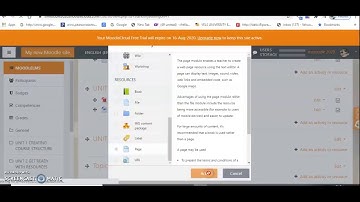 how to add a video link from youtube in MOODLE LMS Platform