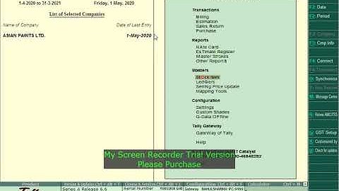 Multiple Stock Item Creation & Multiple ledger creation in Tally.ERP9
