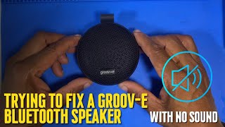 Groov-e Bluetooth speaker with no sound (Quick fix)