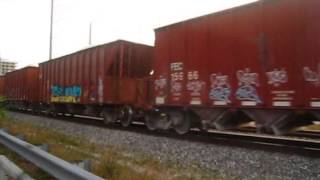 FEC TRAIN 222 Flying past Aventura!