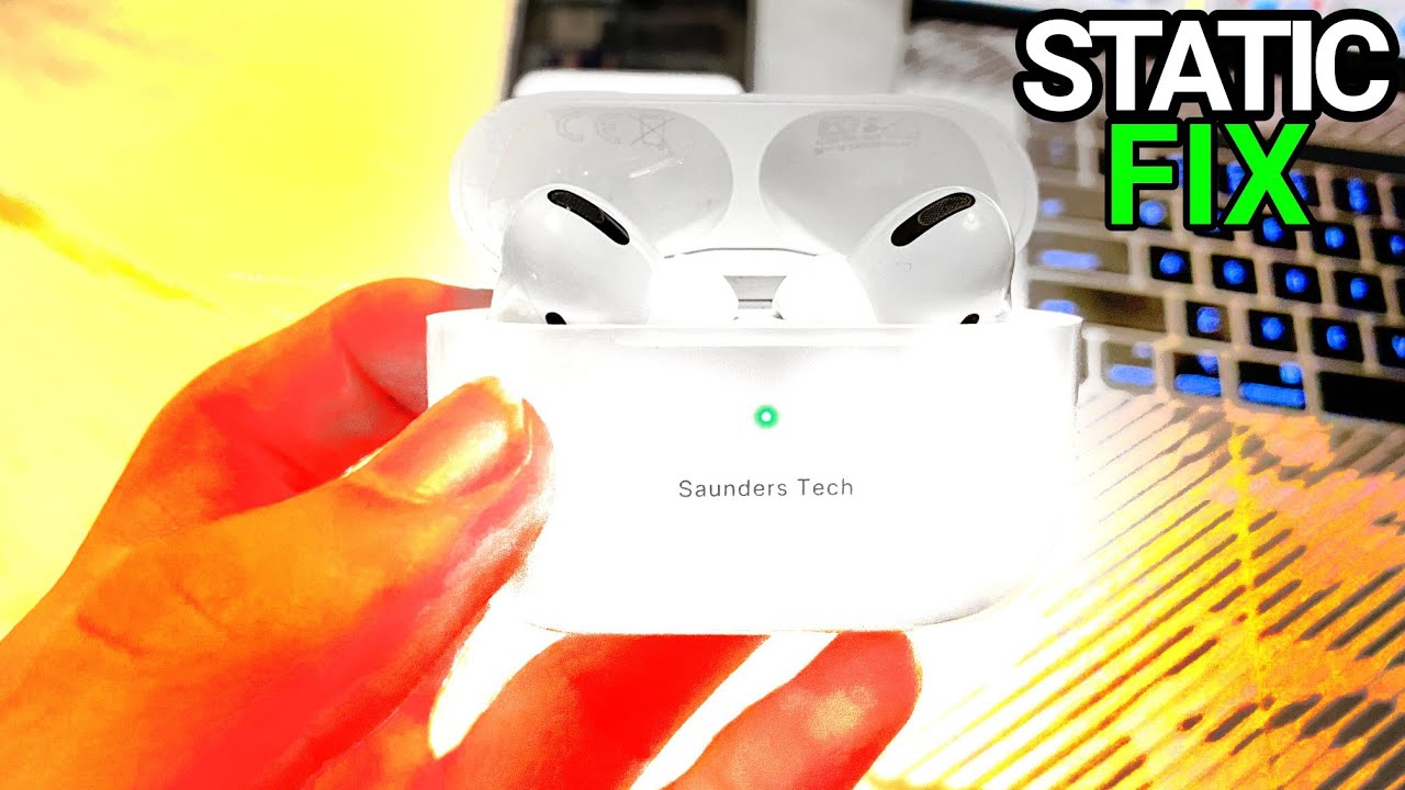 niveau skrubbe Grav How To FIX AirPods Pro Crackling / Static Noise Sounds! (100% FIX) - YouTube