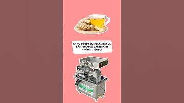 Ép nước cốt gừng siêu năng suất bằng Máy ép nước cốt gừng #vinaorganic #mayepnuoccotgung