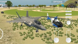 ✈️ Plane vs Helicopter – Epic Air Battle Gameplay 🚁🔥 | Flying Simulator Game #airplanegame #games  screenshot 1