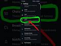 WhatsApp me Chats Ko Archived Rakhne ki Settings ko Band Karen #shorts #youtubeshorts #whatsapp
