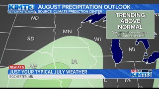 Typical July weather in 2024