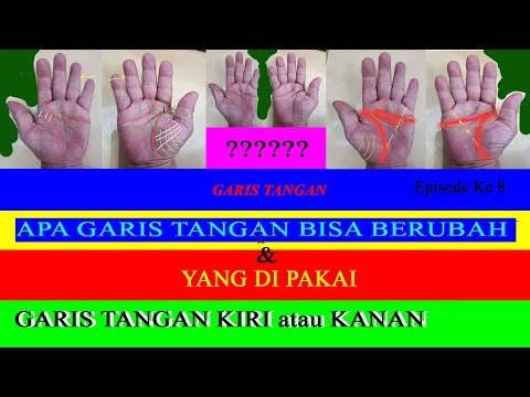 Video: Bagaimana Garis Di Tangan Berubah