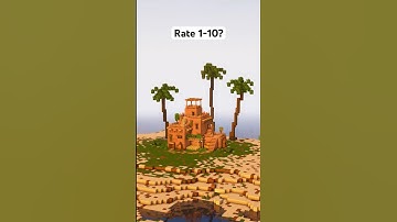 Minecraft easy mud brick house 🏠 #shorts