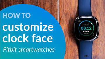 Customize clock face colors and appearance: Fitbit Ionic, Versa series, Sense smartwatches