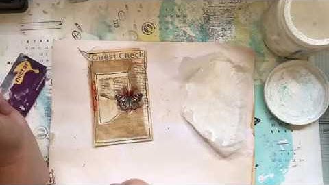 Junk in the Trunk #10 (altered guest check) #4 revisited part 2