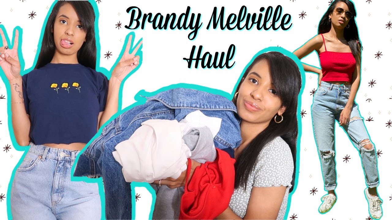 BRANDY MELVILLE TRY ON online shopping haul 2020 YouTube
