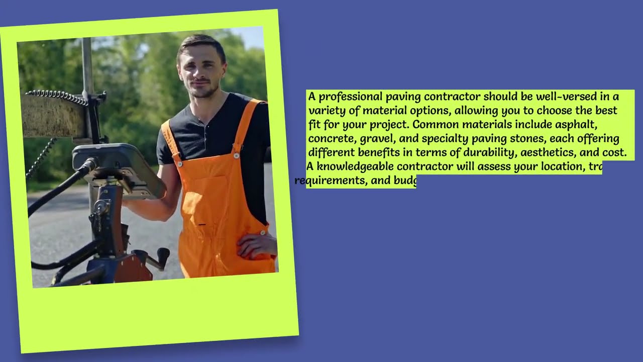 Five Star Paving Service  - How to Choose the Right Paving Contractor for Your Project