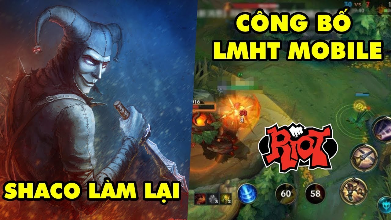 Update LMHT: Lộ diện Shaco được làm lại, Riot sẽ công bố LOL Mobile trong lễ kỷ niệm 10 năm?