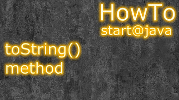 Java: override the toString method ☕ #howto #java #toString