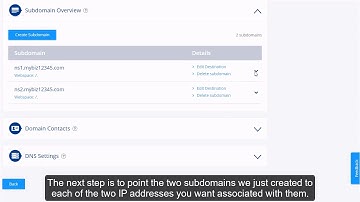Creating Private Nameservers at 1and1.com