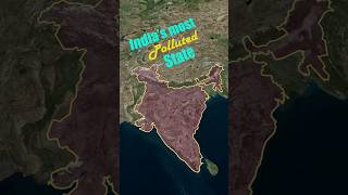 “Top 10 Most Polluted States in India (Shocking Data)”  #map #facts