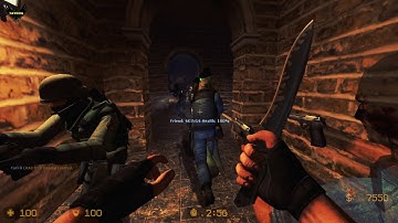 ZOMBIE ESCAPE MOD ON COUNTER-STRIKE: SOURCE, MAP: ZE_hidden_fortress, CSS