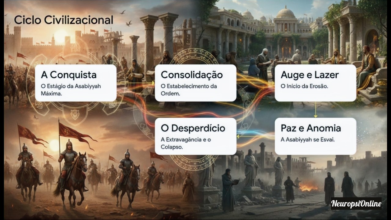 O Padrão Oculto da História: Ibn Khaldun, a Coesão Social e a Saúde Biopsicossocial dos Povos