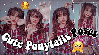 Cute Ponytails Poses | Ponytails Poses | Two cute ponytails | Dp and profile picture poses | Ragini